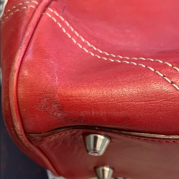 Red Coach Bag - Picture 5 of 7